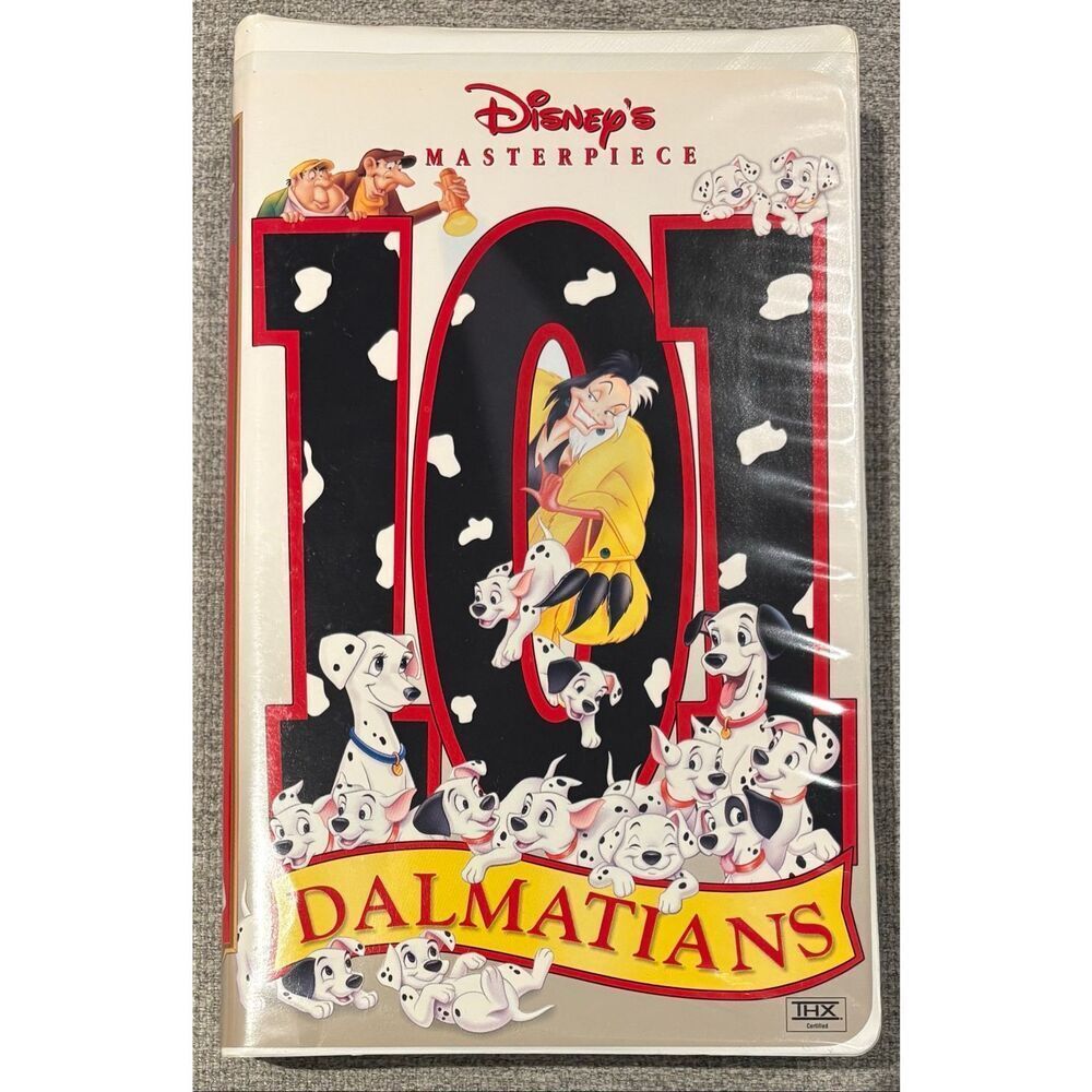 Disney's Masterpiece" edition VHS tape of the 1961 animated classic 101 Dalmatia